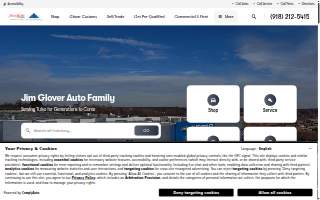 Jim Glover Dodge Chrysler Jeep Ram Fiat website