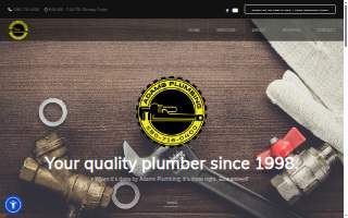 Adams Plumbing website