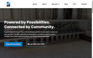CloudCo Electric website