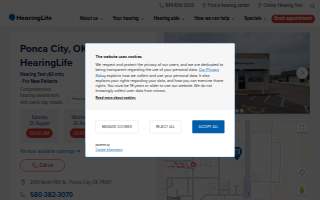 HearingLife of Ponca City website