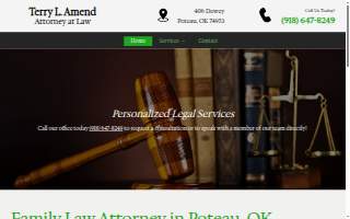Terry L. Amend Atty website