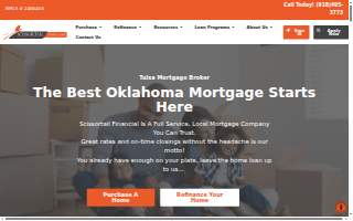 Scissortail Financial Home Loans Tulsa website