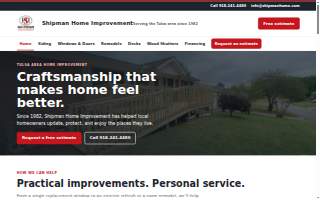 Shipman Home Improvement Inc. website