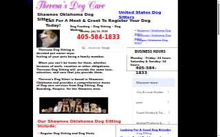 Theresas Dog Care website