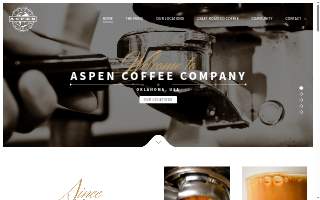 Aspen Coffee website