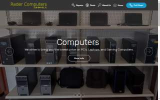 Rader Computers website