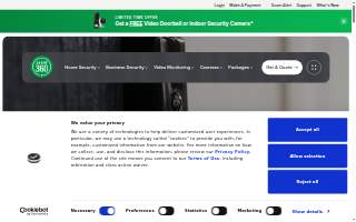 Alert 360 Home & Business Security Headquarters of Tulsa website