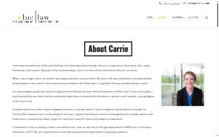 cLue Law, the Law Firm of Carrie M. Luelling website