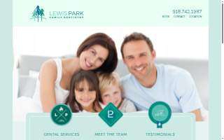 Lewis Park Dental website