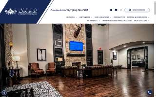 Schaudt's Tulsa Funeral Service & Cremation Care Centers website