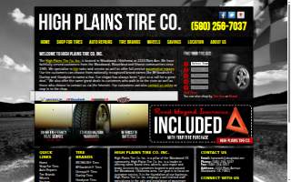 High Plains Tire website
