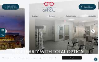 Total Optical website