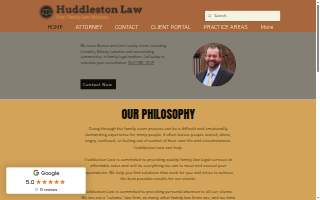 Huddleston Law LLC website