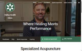Valley Health Clinic website