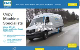 Copy Machine Specialists website