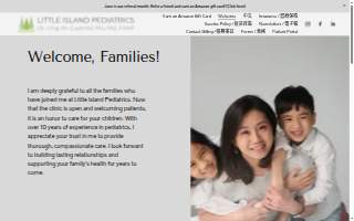 Little Island Pediatrics website