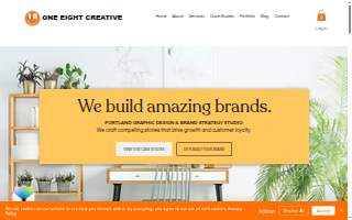 One Eight Creative website