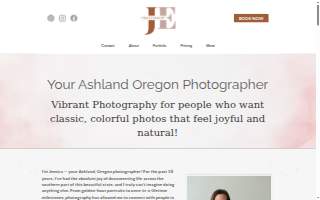 Jessica Eddington Photography website