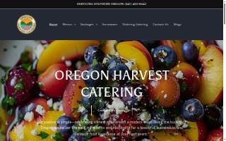 Oregon Harvest Catering website