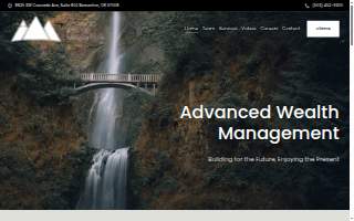 Advanced Wealth Management website