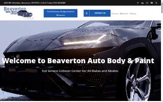 Beaverton Auto Body & Paint website