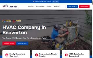 Conrad Heating and Cooling website