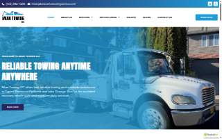 Mian Towing LLC website