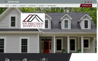 NW Precision Roofing website