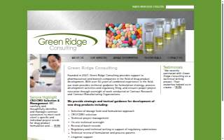 Green Ridge Consulting website