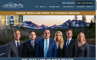 High Desert Law, LLC website