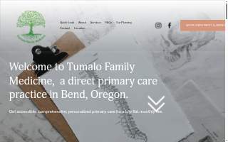 Tumalo Family Medicine website