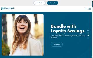 Rivermark Community Credit Union of Cedar Hills website