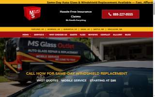 MS Glass Outlet of Cedar Mill website