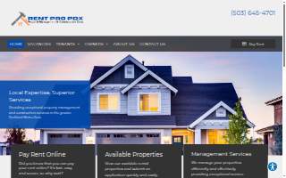 Rent Pro PDX Property Management & Construction Corporation website