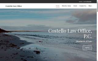 Costello Law Office, P.C. website