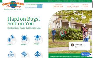 Good Earth Pest Company website