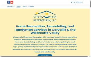 Stress Less Renovation, LLC website