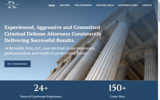 The Reynolds Law Firm website