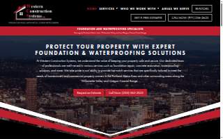 Western Construction Systems LLC of Corvallis website