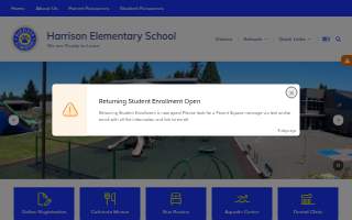 Harrison Elementary School website