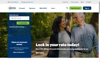 OCCU | Oregon Community Credit Union of Eugene website