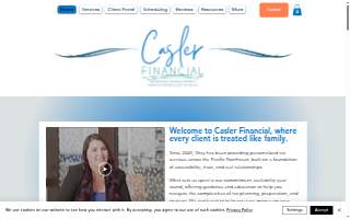 Casler Financial, LLC website
