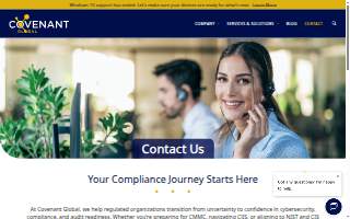 Covenant Global, Inc. website