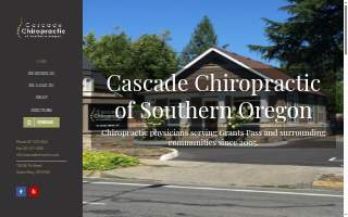 Cascade Chiropractic of Southern Oregon website