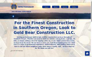 Gold Bear Construction LLC website