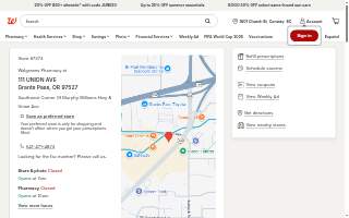 Walgreens Pharmacy website