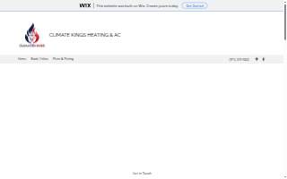 Climate Kings Heating & AC website