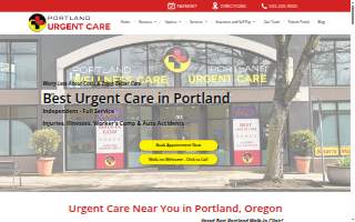Portland Urgent Care website