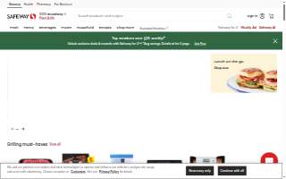 Safeway Pharmacy website
