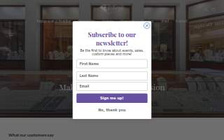 Joe Kassab Jewelers website